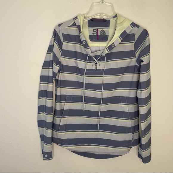 Stio Womens CFS Sun Hoodie Striped Water Repellent - Picture 4 of 8